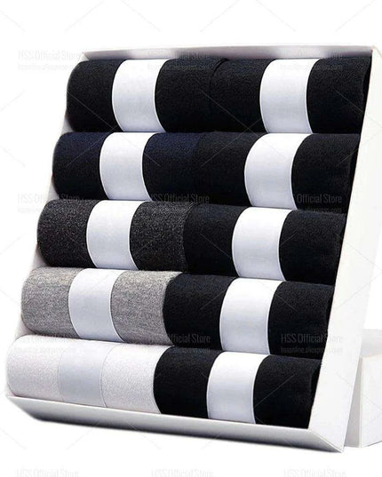Chic Men's Cotton Dress Socks for Every Occasion