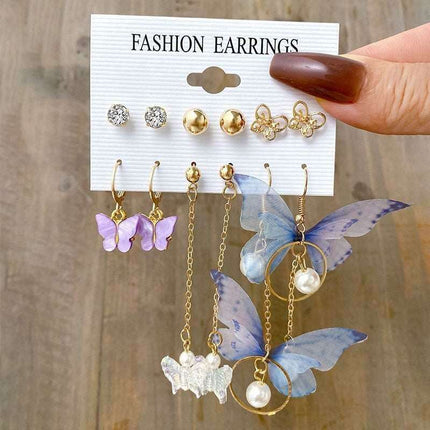 Playful Creatures Earring Set - A Fun Twist for Your Style