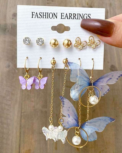 Playful Creatures Earring Set - A Fun Twist for Your Style