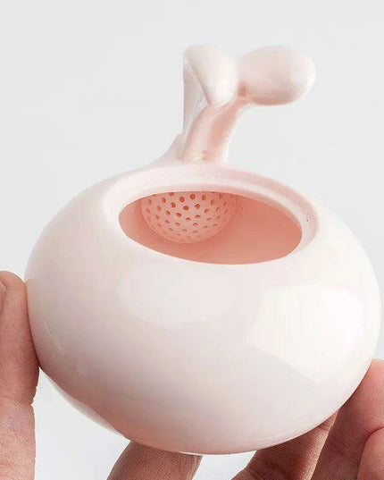 Exquisite Jade Rabbit Ceramic Tea Set for Sophisticated Gatherings and Outdoor Retreats