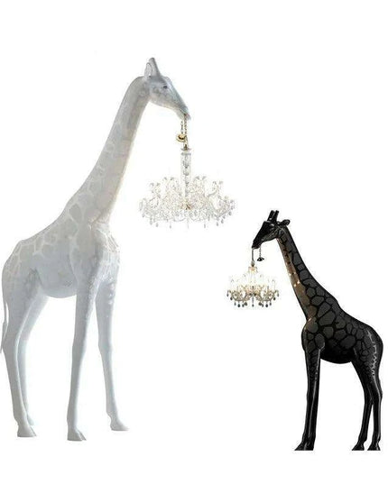 Elegant Giraffe Standing Lamp