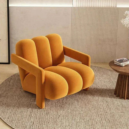 Chic Contemporary Leather Armchair Pair: Stylish Seating for Your Home