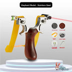 Stainless steel laser baby elephant + 200 steel 600 mud 5 rubber bands