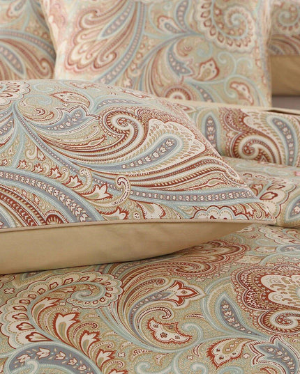 Vintage Elegance 600 TC Egyptian Cotton Boho Paisley 3-Piece Bedding Set
