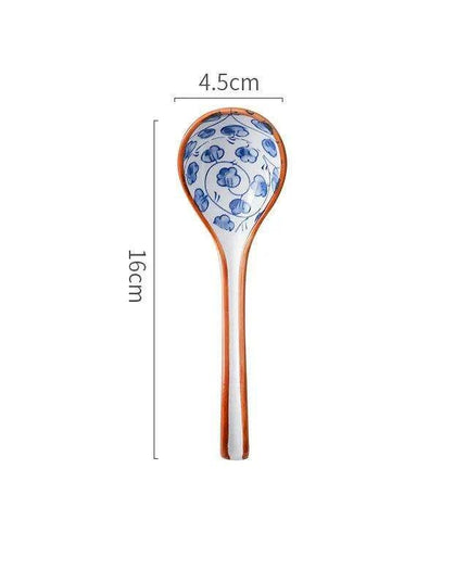 Stylish Ergonomic Japanese Ceramic Soup Spoon - Essential for Every Kitchen