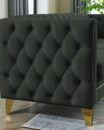 Chesterfield Velvet Couch for Elegant Living Spaces