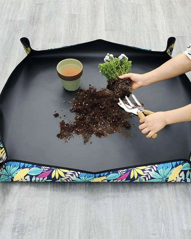Gardening Serenity: Premium Anti-Dirt Mat for Effortless Planting and Soil Management
