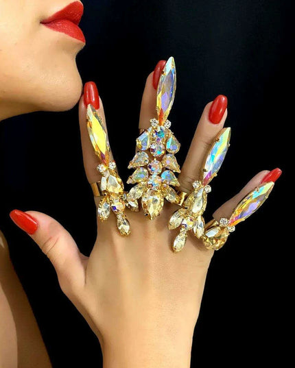 Dazzling AB Crystal Elegance Set: Illuminate Every Occasion with Style