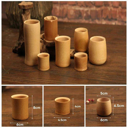 Eco-Conscious Handmade Bamboo Beverage Mug - Perfect for Every Drink