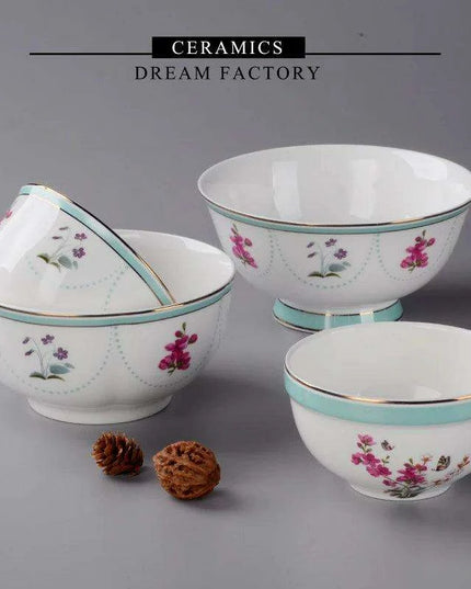 Exquisite Chinese Bone China Dinnerware Set for an Elevated Dining Experience
