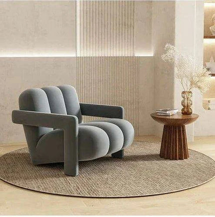Chic Contemporary Leather Armchair Pair: Stylish Seating for Your Home