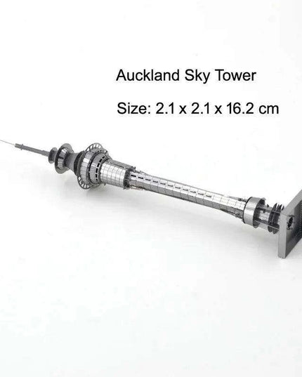 Global Landmark 3D Metal Puzzle Set: Construct and Discover Iconic Structures