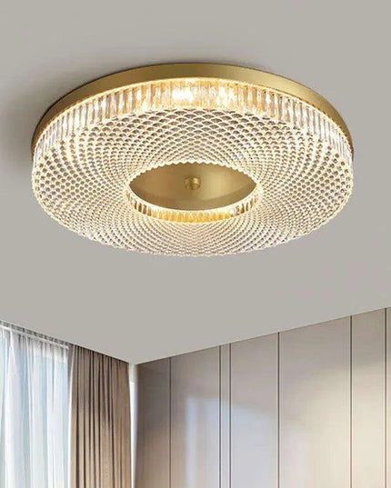 Chic LED Round Acrylic Ceiling Light for Luxurious Home Decor