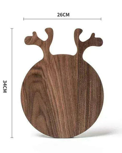 Premium Black Walnut Chopping and Serving Board - Stylish Kitchen Essential for Culinary Excellence