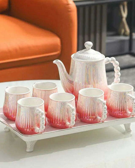 Sophisticated European Tea and Coffee Ceremony Set: Transform Your Tea Rituals with Timeless Charm