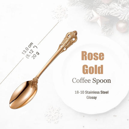 Gold-Finish 18/10 Stainless Steel Flatware — Individual Pieces | Très Elite