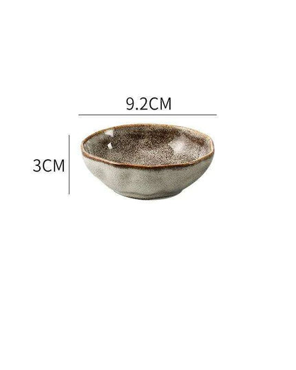 Artisan Hammered Ceramic Dish Set for Sophisticated Dining