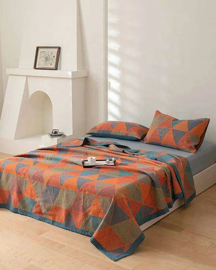 Ethnic-Inspired Cotton Gauze Bedspread Blanket for Ultimate Comfort