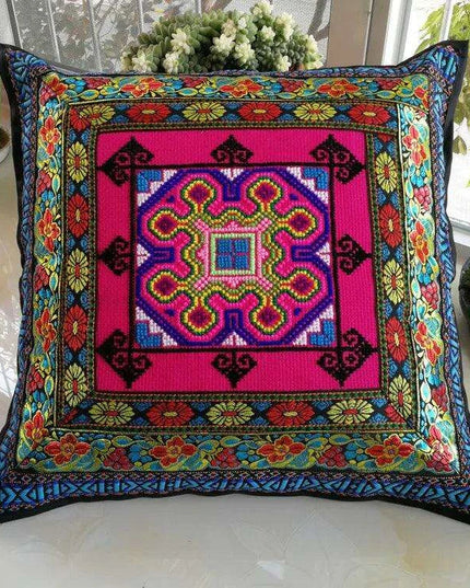 Embroidered Cushion Cover
