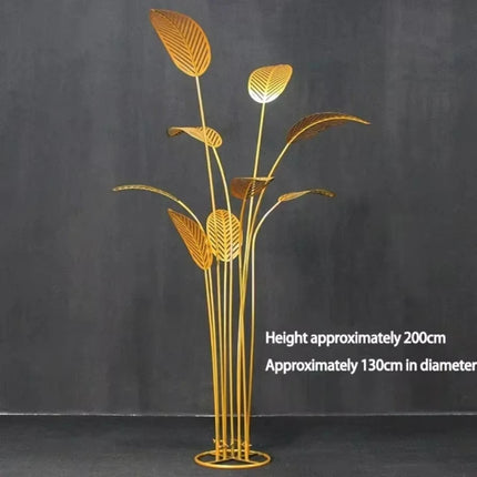 Iron Banana Leaf Wedding Path Guide — 9 & 12 Leaf Sets