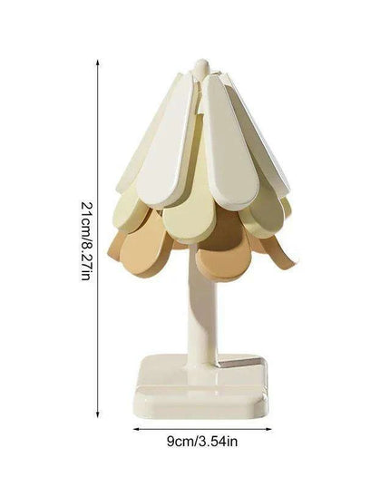 Silicone Heat-Resistant Trivet (Set of 3 with 1 Stand) - Lightweight Non-Slip Insulated Pads