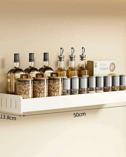 Space-Saving Aluminum Kitchen Shelf System