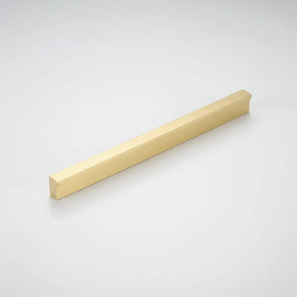 Solid Brass Cabinet Pull — Minimalist Handle for Wardrobes, Kitchens & Wine Cabinets