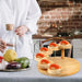 Elegant Japanese Wooden Serving Platter - Perfect for Sushi, Dim Sum, and Desserts