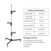 Adjustable Height Gun Grip Light Stand with Wheels and Tripod - LED Softbox Support