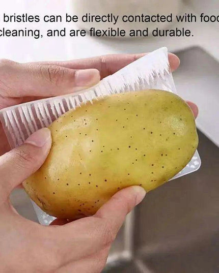 Innovative Quick-Dry Silicone Brush for Fruits and Vegetables – Durable, Hygienic, and Easy to Use