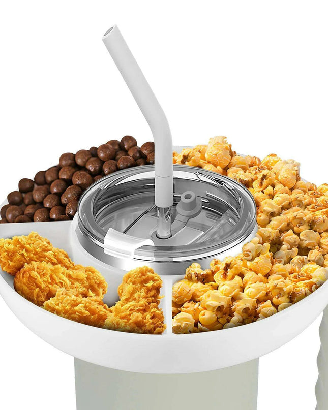Ultimate 3-Compartment Snack Bowl for 40oz Tumblers
