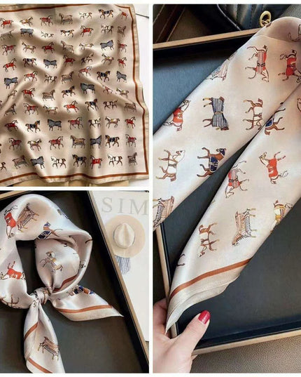 Elegant Faux Silk Satin Scarf: Your Go-To Accessory for Chic Versatility