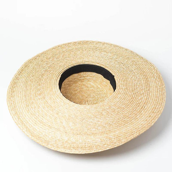 Oversized Foldable Women’s Floppy Straw Hat for Summer Beach & Sun Protection