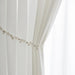 Modern Solid White Sheer Curtains