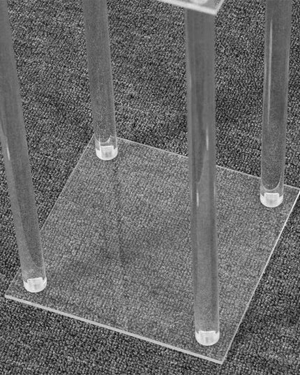 Stylish Transparent Acrylic Geometric Flower Vase Collection - 10 High Stands (60cm)