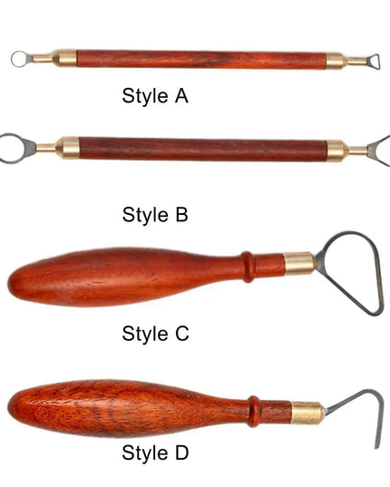 Wooden Handcrafted Pottery Sculpting Tool - Essential for Crafting Distinctive Mugs and Teacups