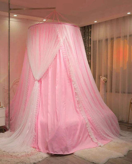 Double Layer Lace Bed Canopy - Transform Your Bedroom into a Dreamy Oasis