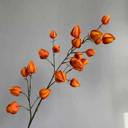 Aucho Real Touch Lantern Flower Branch - Lifelike Decorative Simulatio