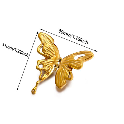 Personal for You Store Gold Plated Butterfly Brooch - Trendy Aesthetic