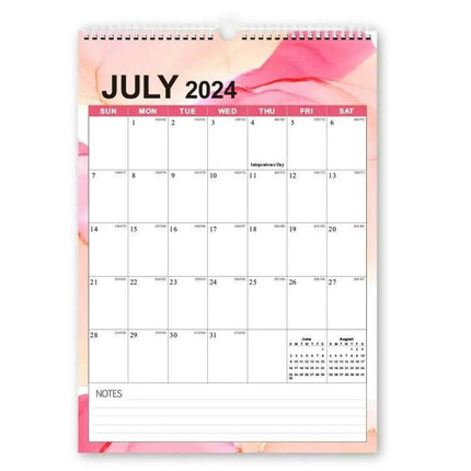 2024 Executive Spiral Bound Desk Calendar and Weekly Planner for Optimal Time Management