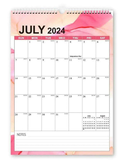 2024 Executive Spiral Bound Desk Calendar and Weekly Planner for Optimal Time Management