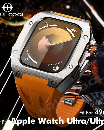 Titanium Enhancement Kit for Apple Watch Ultra 2 49mm - Elevate Your iWatch with Premium Custom Accessories