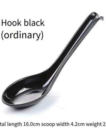 Stylish Melamine Soup Spoon for Ramen, Wontons, and Dumplings - High-Quality Kitchen Essential