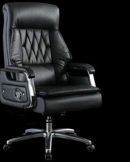 Ergonomic Faux Leather Gaming Recliner with 360-Degree Swivel