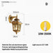 Elegant Waterproof Outdoor Wall Lantern for European-Style Gardens and Patios