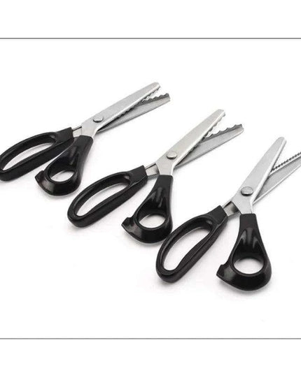 Precision Wave Lace Crafting Scissors - Premium Stainless Steel for Sewing and DIY Projects