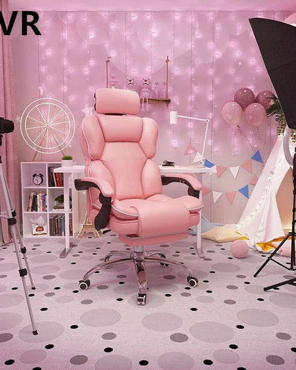 Ultimate Ergonomic Office and Gaming Chair with Adjustable Backrest and Footrest