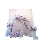 Lavender Hydrangea Silk Flower Row – Wedding Arch & Centerpiece