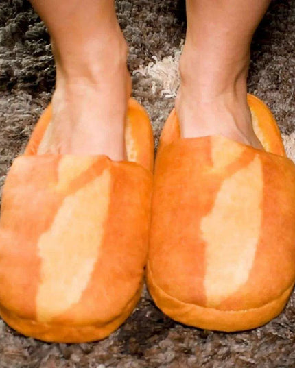 Burger Delight Cozy Slippers - Whimsical Loungewear for Autumn/Winter