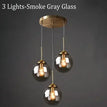 3-Light — Smoke Gray (Alt) / Red / No Bulb